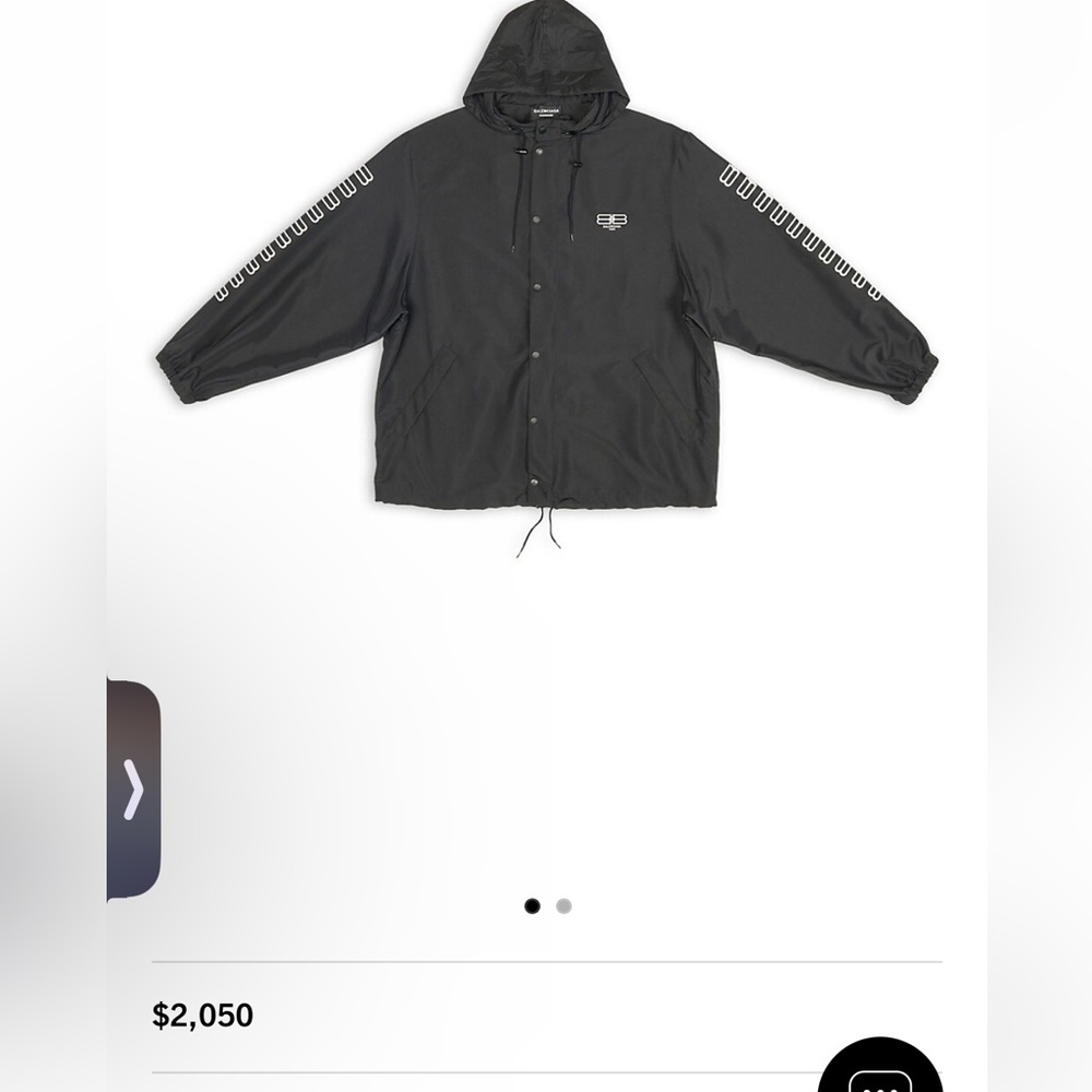 Brand new Balenciaga windbreaker. Men